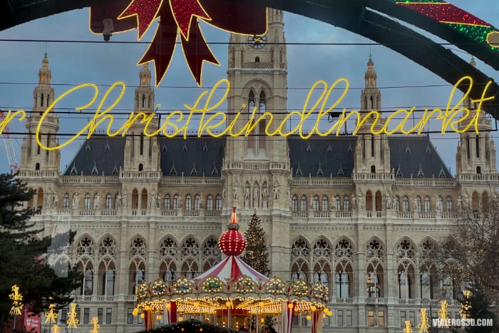 Mercado Christkindlmarkt, Viena en Navidad