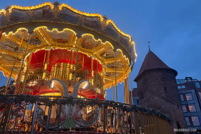 Carrusel de Navidad en Gdansk