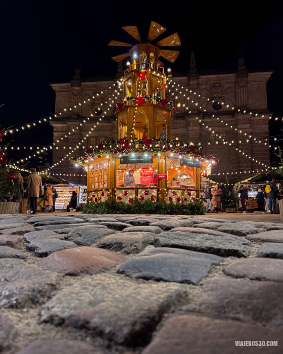 Molino de Navidad en Gdansk, Polonia