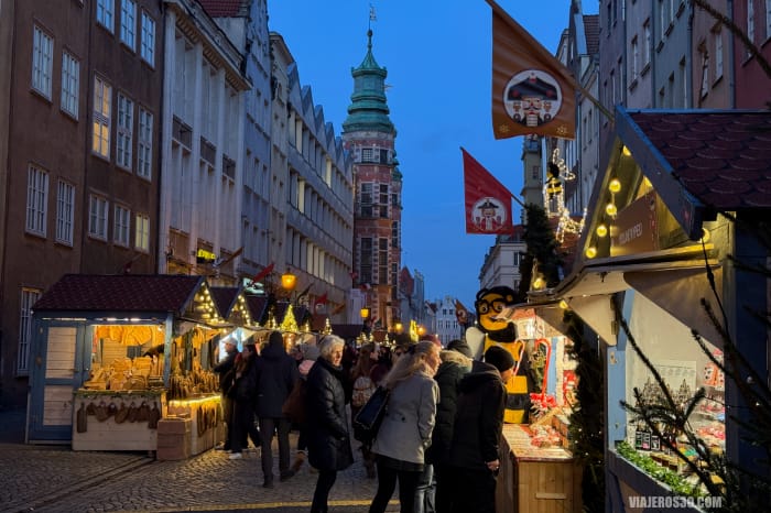 Puestecitos de artesanía en Gdansk