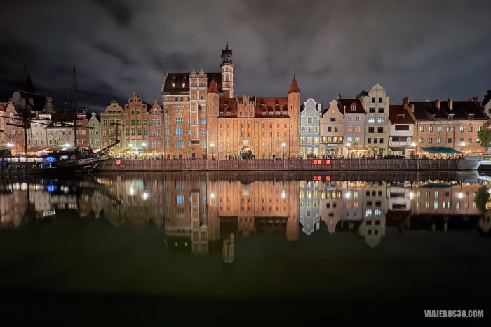 Visitar Gdansk de noche