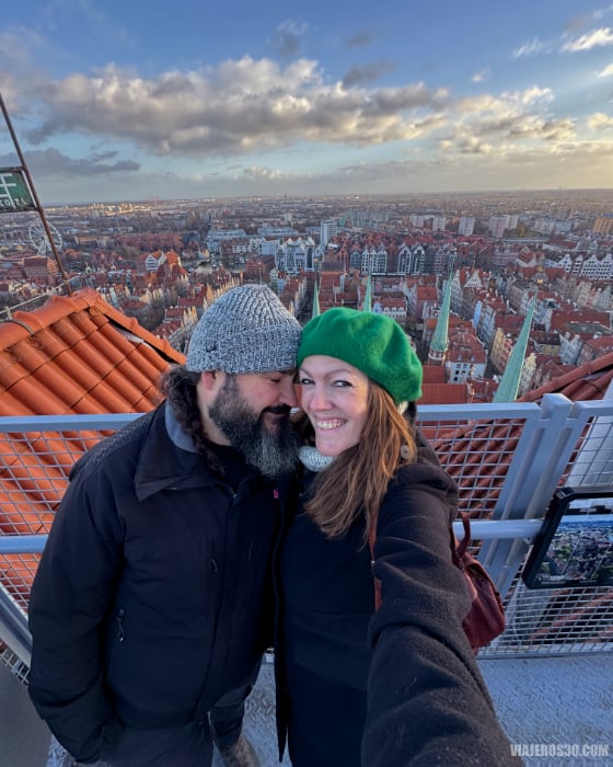 Vistas desde la torre de la Basílica de Santa María de Gdansk